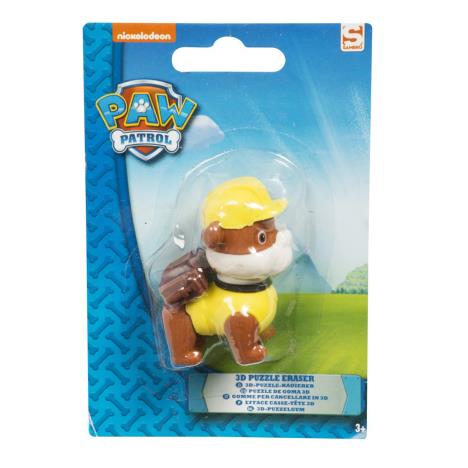 Paw Patrol Rubble 3D Puzzle Eraser Extra Image 1